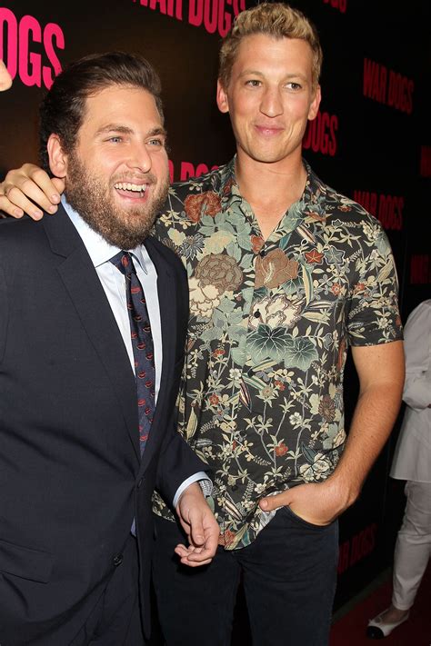 Miles Teller and Jonah Hill Attend the New York Premiere of War Dogs ...