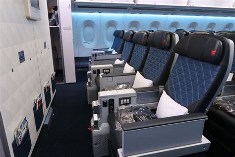 Delta Air Lines Airbus A350-900 Premium Select Cabin Seats 2-4-2 Layout photos