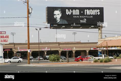 Billboard of adam goldstein aka dj am hi-res stock photography and ...