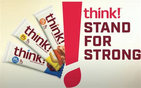 Think! Protein Bars Reimagine The Meaning Of 'Strong' 05/26/2021