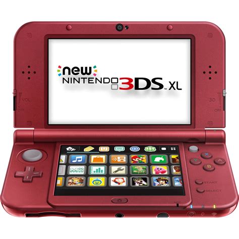 New Nintendo 3DS XL Handheld Console Game System in Metallic Red ...