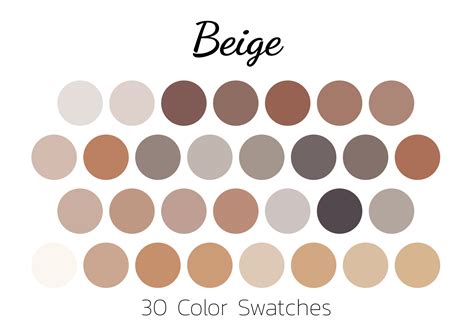 Buy Beige, Color Swatches, Color Palette, iPad Color Palette Online in India - Etsy