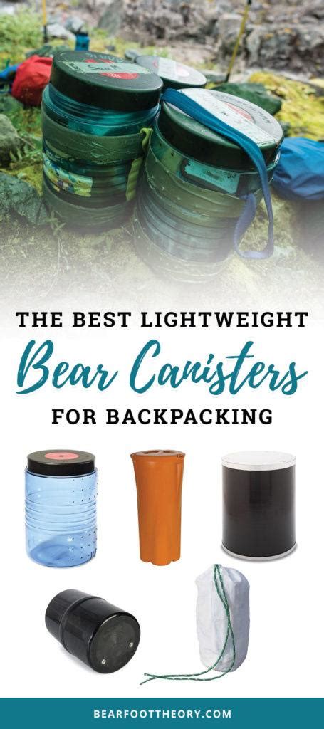 The Best Lightweight Bear Canisters for Backpacking – Bearfoot Theory