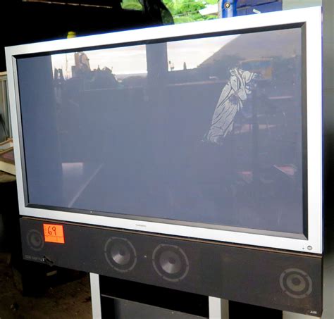 Pioneer Plasma Display TV w/ Stand & Tandberg Sound Bar ACN 005017087