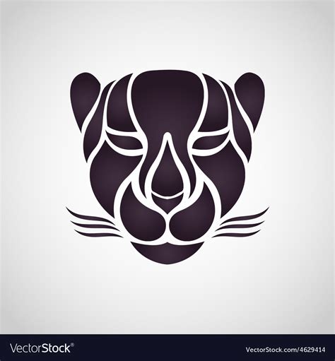 Cheetah logo Royalty Free Vector Image - VectorStock