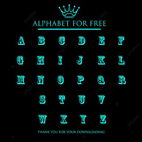 Neon Light Alphabet Vector PNG Images, Neon Alphabet Letters, Gold ...