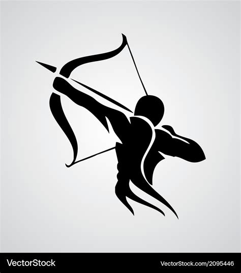 Tribal Sagittarius Royalty Free Vector Image - VectorStock