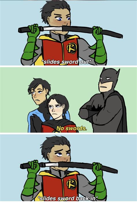 Pin by Alexus Medina on Tim Drake | Fanart | Batman funny, Batman family, Nightwing