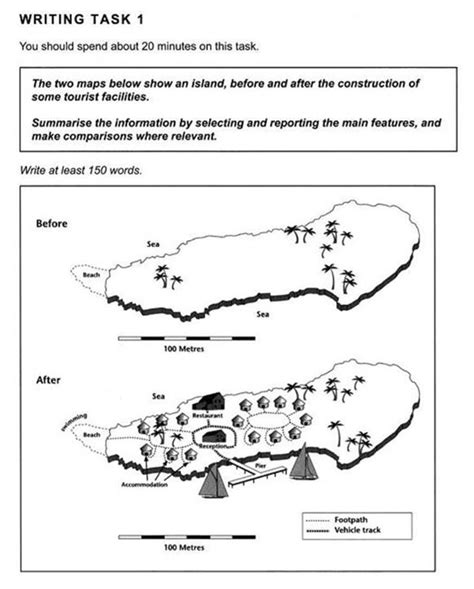 Ielts Latest Task 1 Map