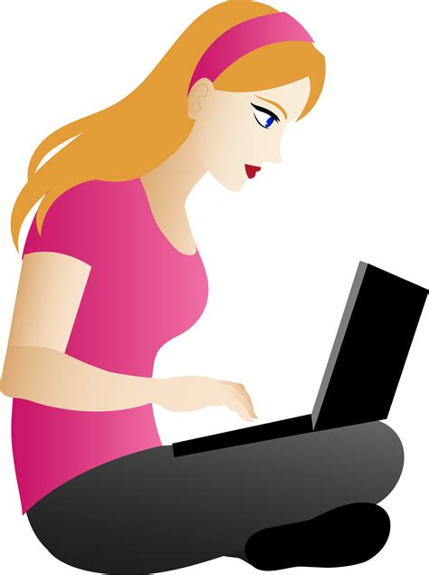 using laptop clipart - Clip Art Library