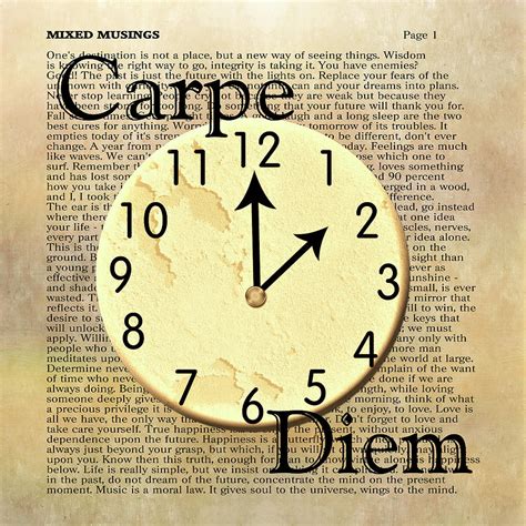 Carpe Diem Digital Art by Roger Warf - Fine Art America