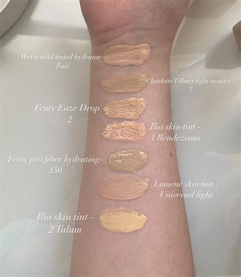 Skin tints/foundation collection : r/PaleMUA