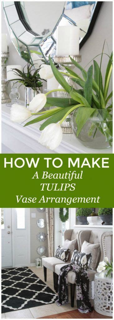 How To Arrange Tulips In A Vase In 5 Easy Steps! | Vase arrangements, Home decor vases, Tulips