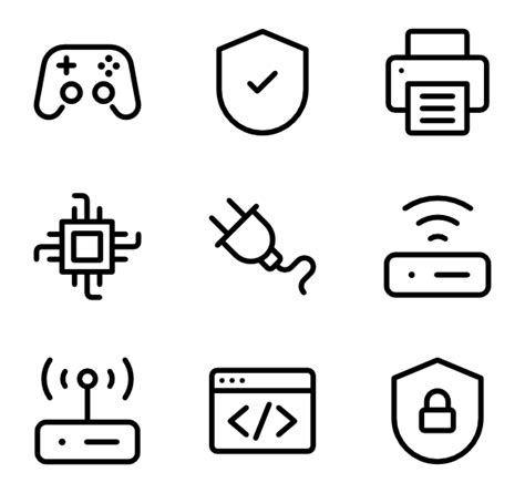 Information Technology Icons Vector Free Download - nakayoshi-grupo-peru