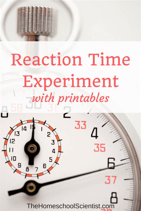 Reaction Time Experiment - The Homeschool Scientist