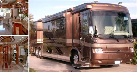 This Luxury Motorhome with 4 Slide Outs