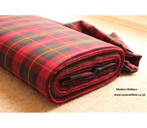 Modern Wallace Tartan Fabric