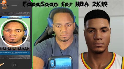 Face Scan Tutorial For NBA 2K19 - YouTube