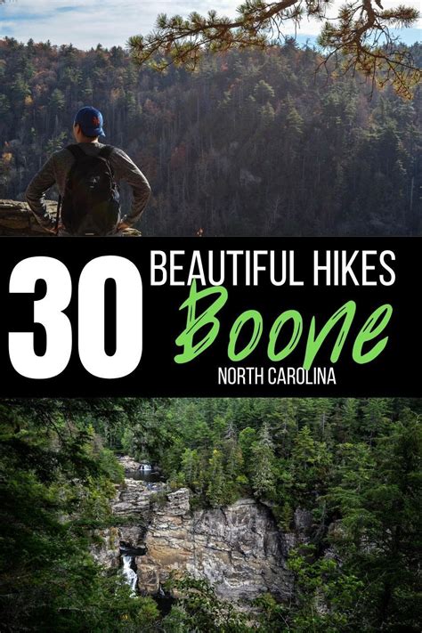 30 Hiking Trails near Boone, Blowing Rock, and Banner Elk (Map Included!) | Hiking trip, North ...