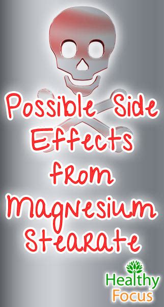 A Magnesium Stearate Primer - Healthy Focus