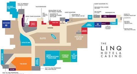 The Linq Hotel Map: Restaurants, Shops, & Entertainment in 2021