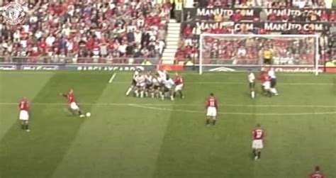 David Beckham Free Kick Tutorial - Soccer Training Info