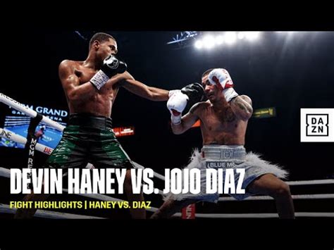 FIGHT HIGHLIGHTS | Devin Haney vs. JoJo Diaz - YouTube