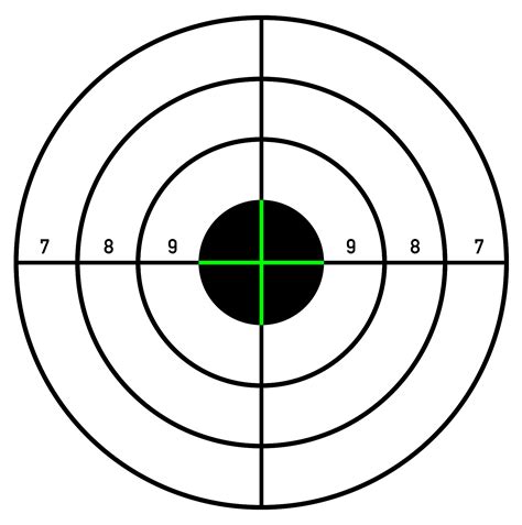 Printable Shooting Targets for Pistol, Rifle, Airgun, Archery