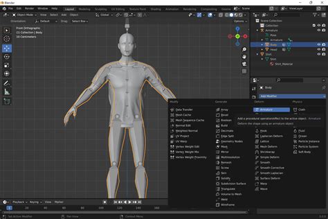 Automatic Weights in Blender | Virtual Try-on | WebAR SDK