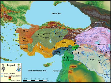 Map: Iron Age Anatolian Kingdoms – Anatolia (mid000009) - American Society of Overseas Research ...