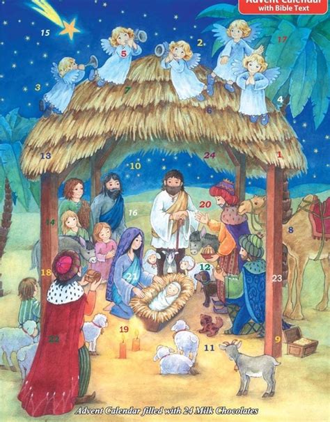 Nativity Chocolate Advent Calendar - Prestonwood Bookstore