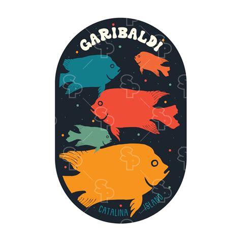 Sticker Pack | 12598 - Fish School - Garibaldi