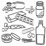 Medicine Bottle Coloring Pages sketch template