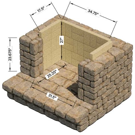 Bremley Outdoor Fireplace Kit is Affordable and Easy to Build