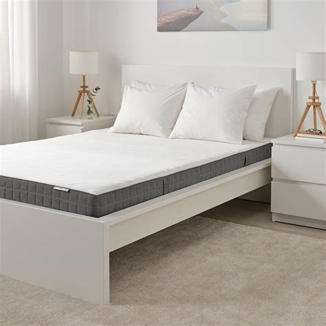 MORGEDAL Foam mattress, firm, dark gray, Twin - IKEA