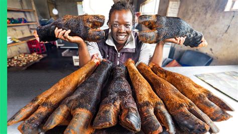 Zimbabwe’s Exotic Meats!! Super Rare African Village Food!!