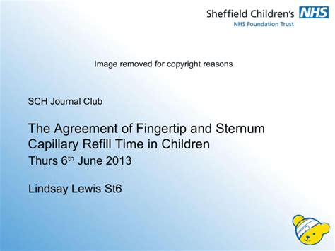 The agreement of fingertip and sternum capillary refill time in children