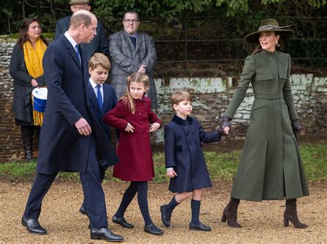 The Prince and Princess of Wales Attend Christmas Day Service 2022 ...