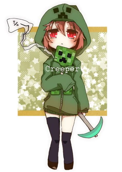 girl creeper - Google Search Minecraft Anime Girls, Minecraft Comics, Minecraft Mobs, Minecraft ...