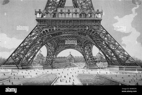 PARIS/EIFFEL TOWER 1880S Stock Photo - Alamy