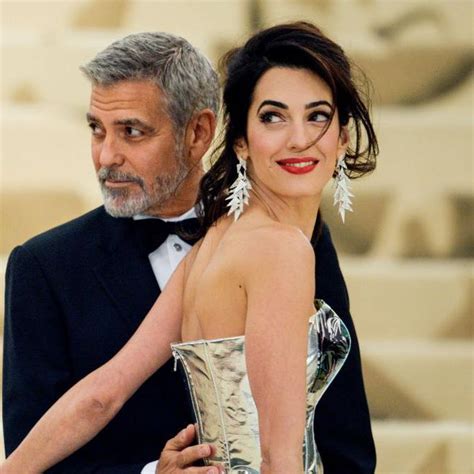 Amal and George Clooney Looked Like Actual Wedding Cake Toppers at a Royal Dinner