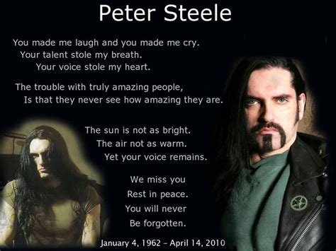 Peter Steele Quotes. QuotesGram