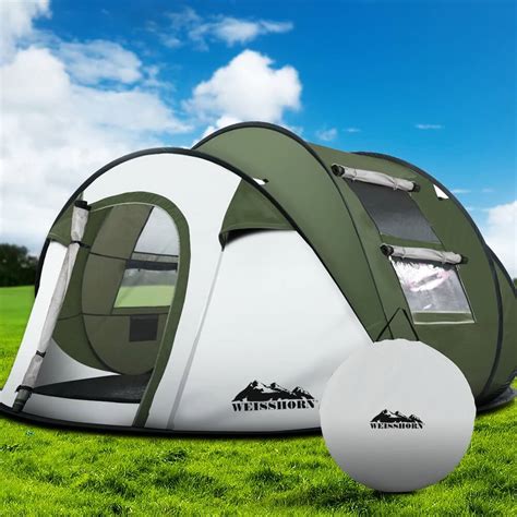 Weisshorn Instant Up Camping Tent 4-5 Person Pop up Tents Family Hiking Beach Dome - Nice n ...