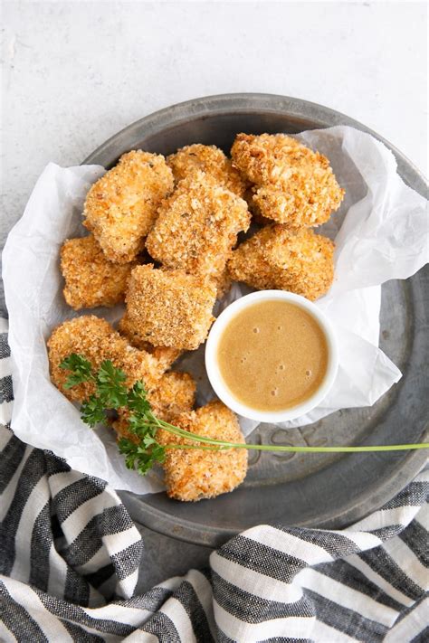 Easy Baked Chicken Nuggets Recipe - The Forked Spoon