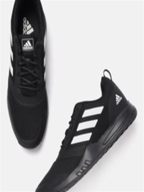 Buy ADIDAS Men Black & White Woven Design Adizen Running Non Marking Shoes - Sports Shoes for ...