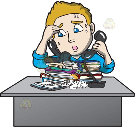 answering phone in office clipart 10 free Cliparts | Download images on ...