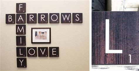 Scrabble Family Wall Art - Thrifty Jinxy