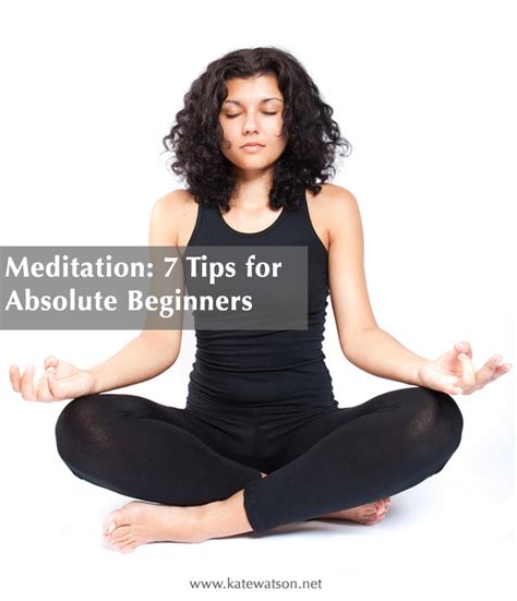 Meditation for Beginners » KateWatson.net