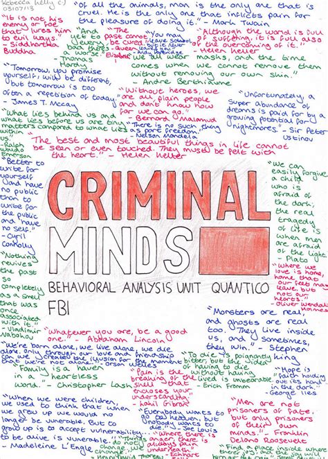 CRIMINAL MINDS Quotes by becksbeck on DeviantArt