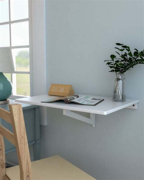 10 Creative Wall Table Solutions for Small Areas - roomdsign.com